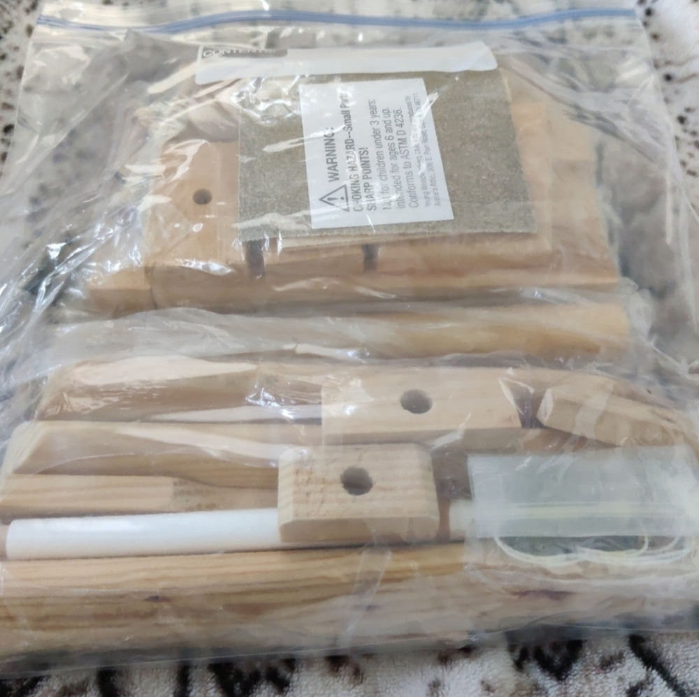 2pc. Wooden Building Kits